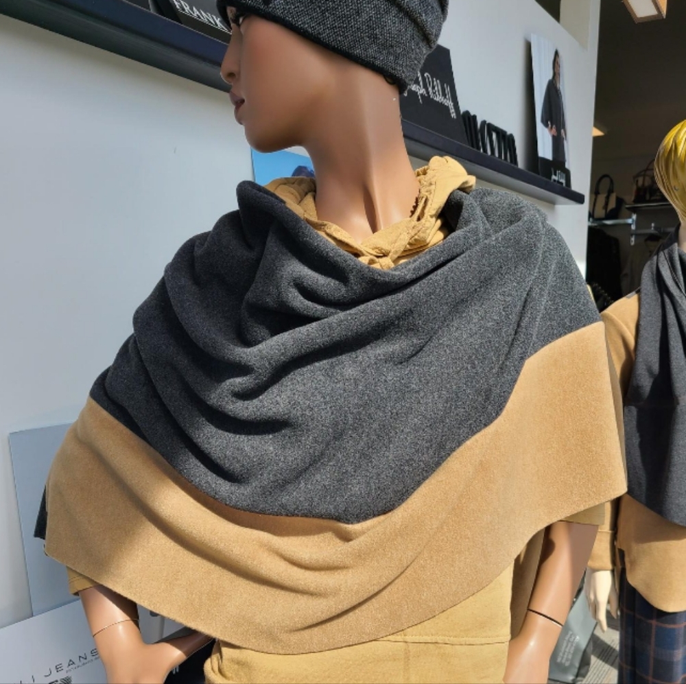 Henriette Steffensen Copenhagen Lagenlook Sustainable Oeko-Tek Poncho